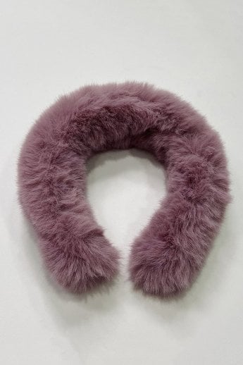 JAYLEY Purple Duchess Faux Fur Headband