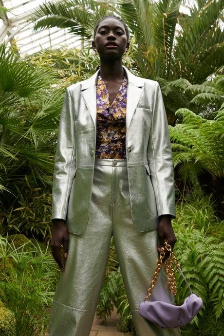 JAYLEY Purple ECO Charlotte Leather Bag