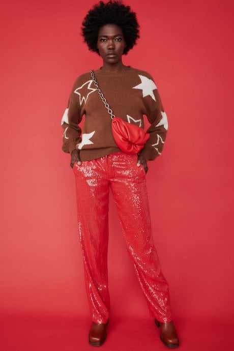 JAYLEY Red ECO Charlotte Leather Bag