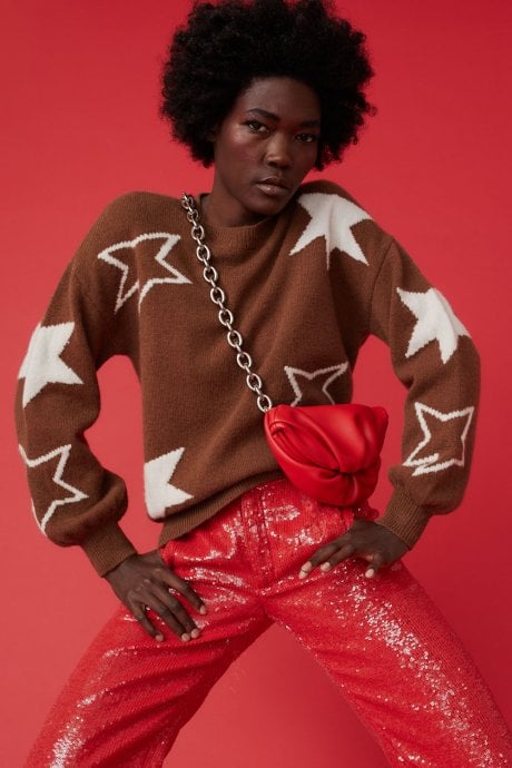 JAYLEY Red ECO Charlotte Leather Bag