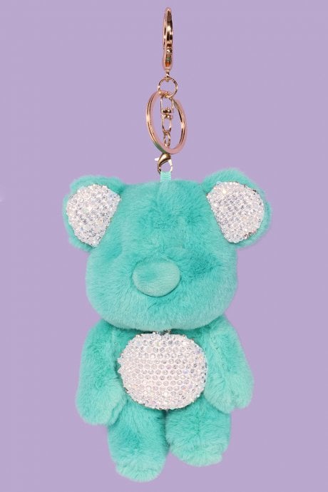 JAYLEY Rhinestone Teddy Keyring