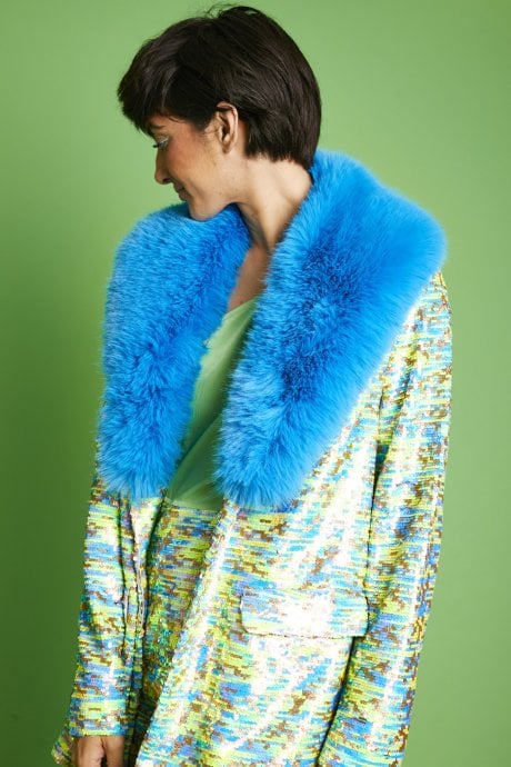 JAYLEY Sequin Mulit-Coloured Blazer