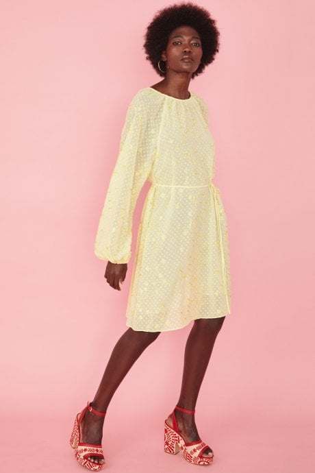JAYLEY Silk Blend Buttercup Dress