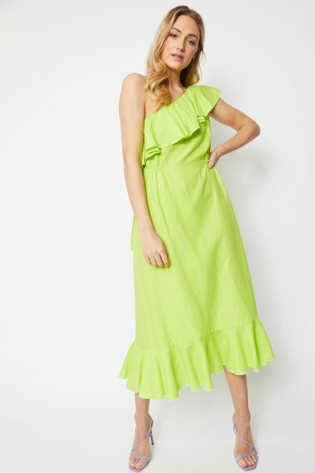 JAYLEY Silk Blend Charlotte Dress
