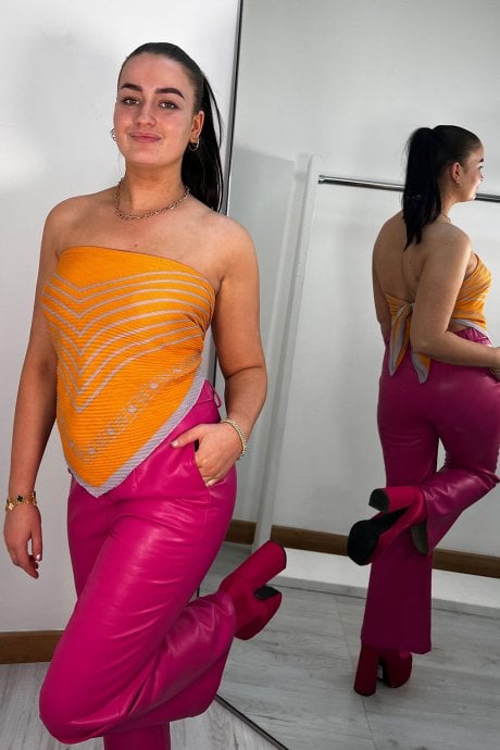 JAYLEY Silk Blend Digital print Scarf