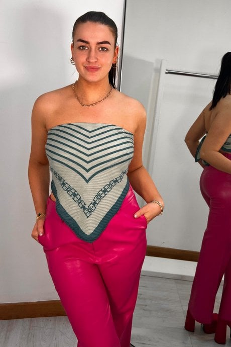 JAYLEY Silk Blend Digital print Scarf