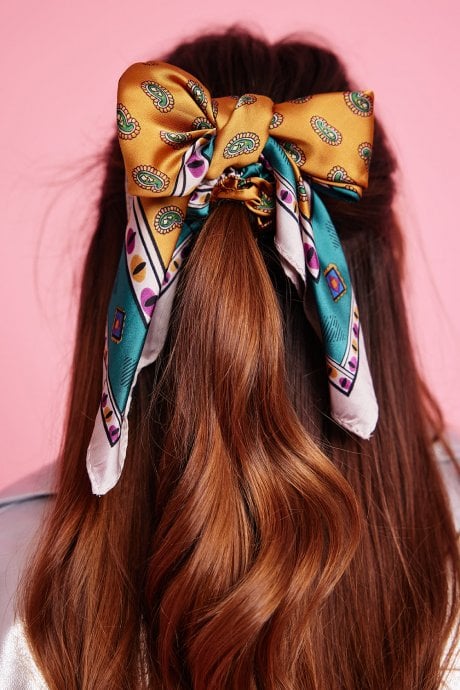 JAYLEY Silk Blend Hair Scarf