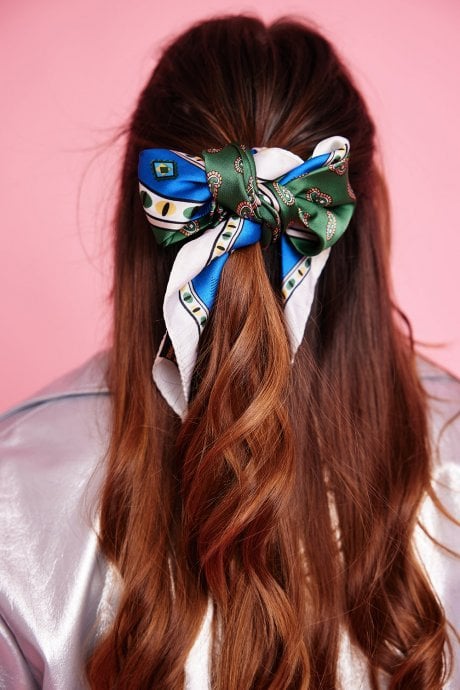 JAYLEY Silk Blend Hair Scarf