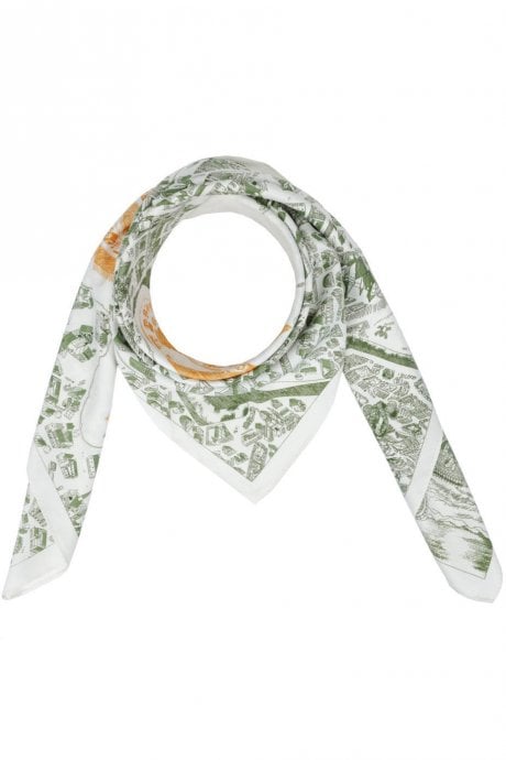 JAYLEY Silk Blend Hand Stitched Edge Limited Scarf