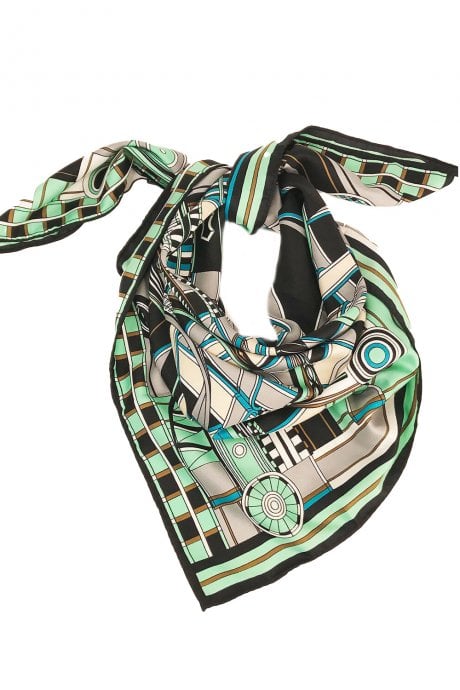 JAYLEY Silk Blend Hand Stitched Edge Ltd Scarf