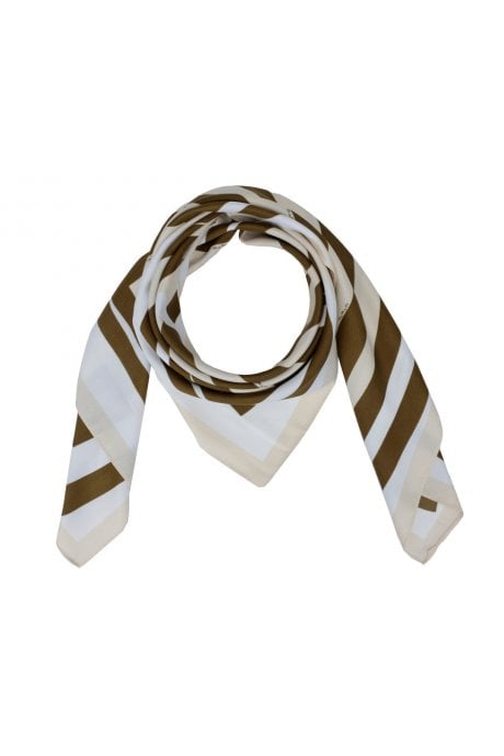 JAYLEY Silk Blend Hand Stitched Edge Scarf