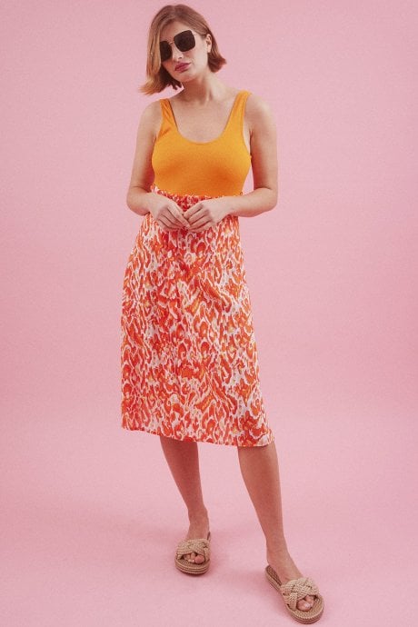 JAYLEY Silk Blend Maxi Wrap Skirt