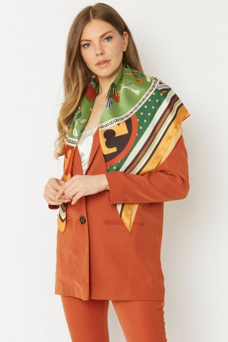 JAYLEY Silk Blend Scarf