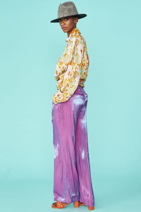 JAYLEY Silver Sequin Jackson Top Hat