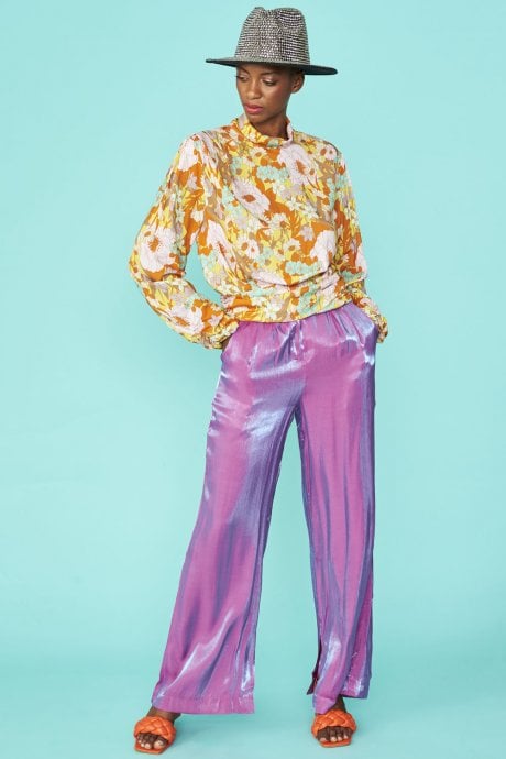 JAYLEY Sustainable Rose Petal Top