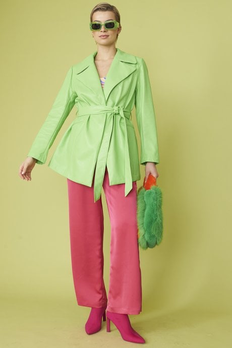 JAYLEY The Limelight Short Jacket With Belt