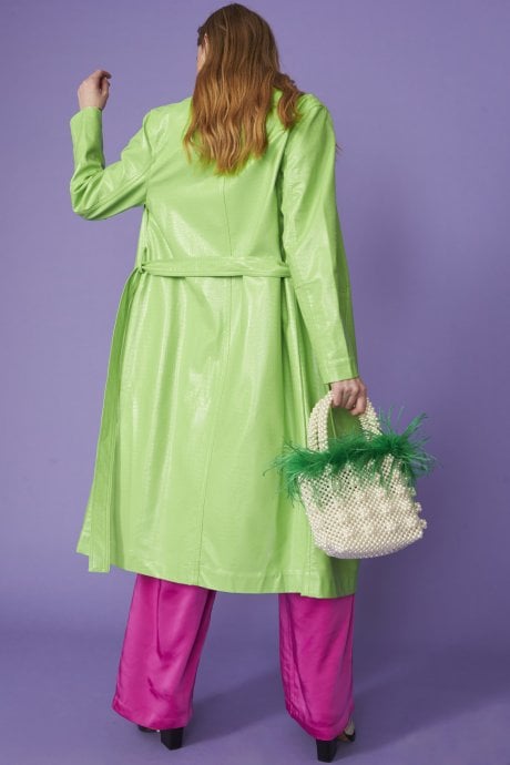 JAYLEY The Limelight Trench Coat With Belt