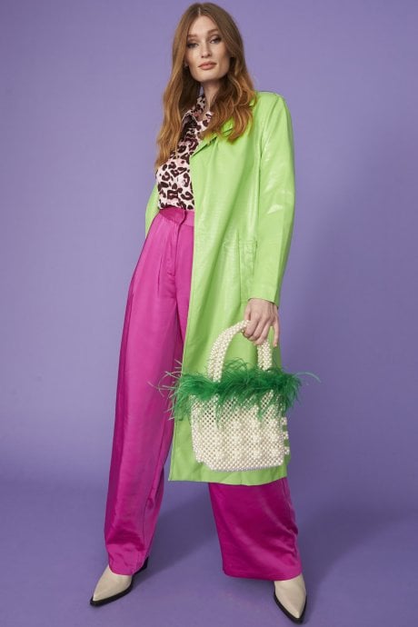 JAYLEY The Limelight Trench Coat with Belt