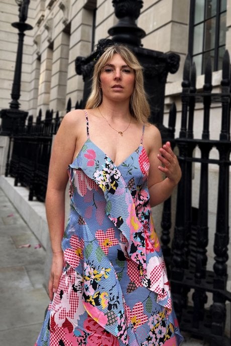 JAYLEY Toni Floral Slip Dress