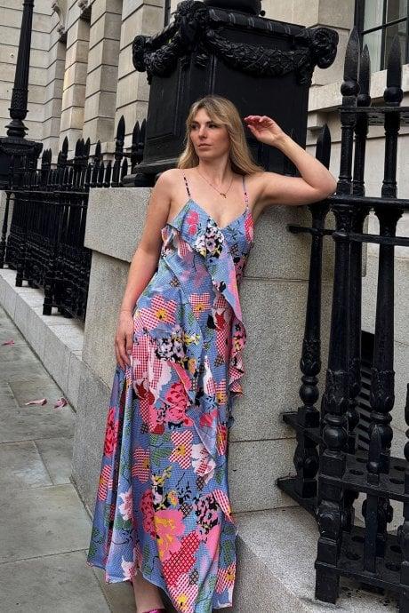 JAYLEY Toni Floral Slip Dress