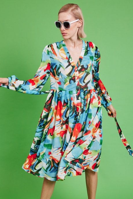 JAYLEY Tuscany Collection Midi Dress