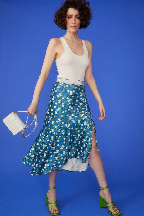 JAYLEY White Grape Skin Vegan Leather Bag