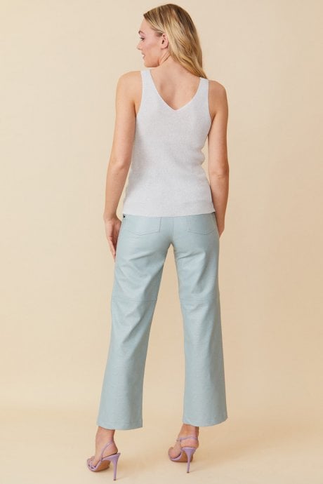 JAYLEY White Saliva Cashmere Vest