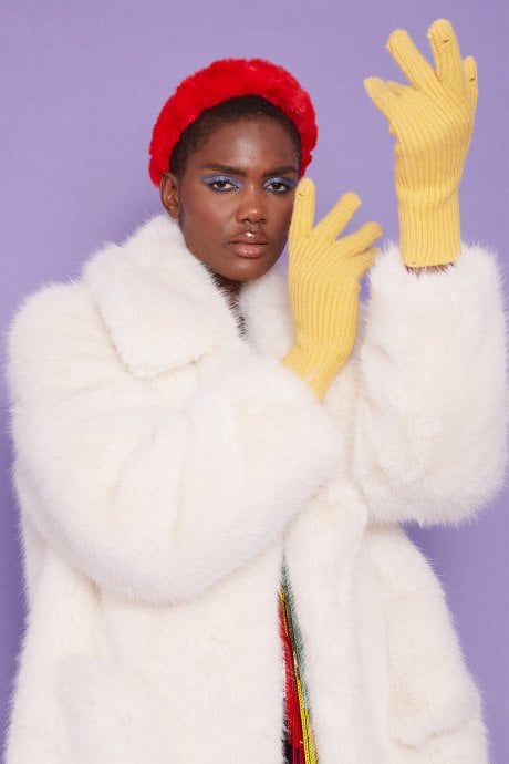 JAYLEY Yellow Banana Peel Blend Gloves