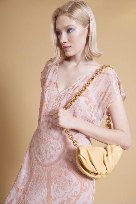 JAYLEY Yellow ECO Charlotte Leather Bag