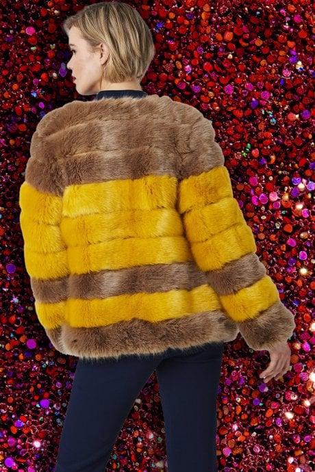 JAYLEY Yellow Emma Coat