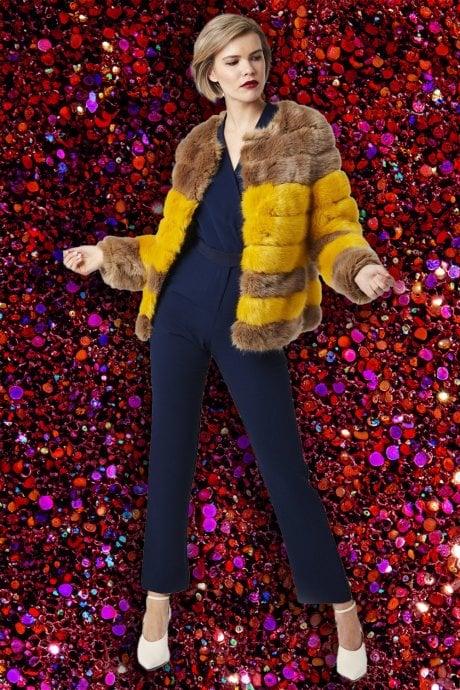 JAYLEY Yellow Emma Coat