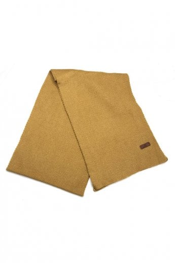 JAYLEY Yellow Knitted Beanie Hat and Scarf Set