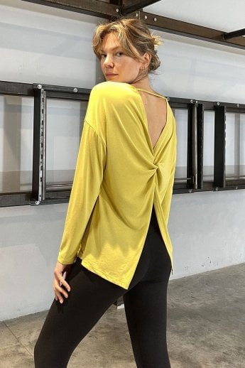 JAYLEY Yellow Reversible Yoga - Dinner Top