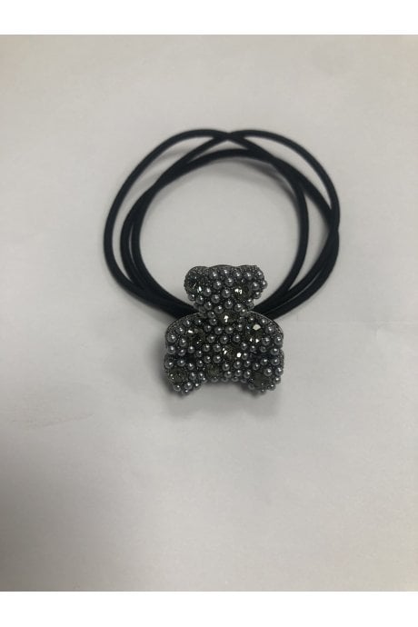 Precious Stone Teddy Bear Hair Scrunchie
