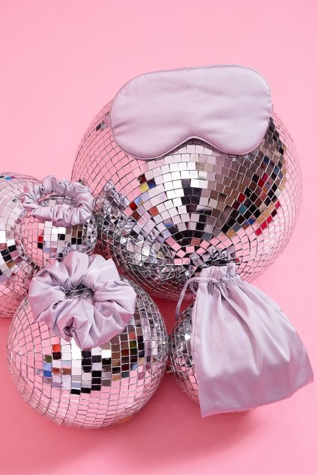 Silk Blend Eye Mask Scrunchie Set