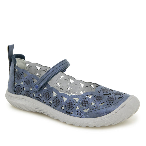 Jbu By Jambu Anne Flats Navy Shimmer