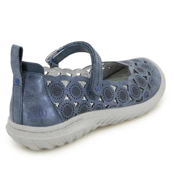 Jbu By Jambu Anne Flats Navy Shimmer