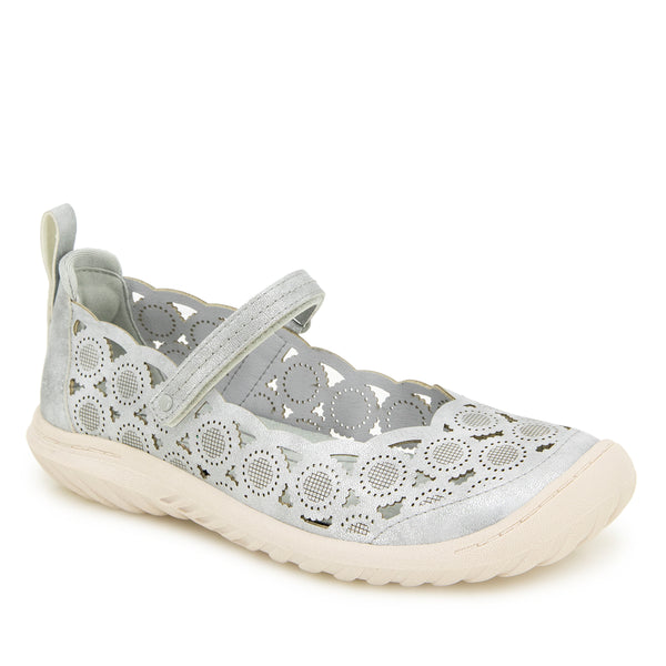 Jbu By Jambu Anne Flats Silver Shimmer