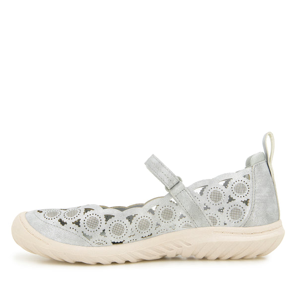 Jbu By Jambu Anne Flats Silver Shimmer