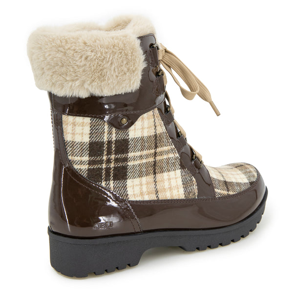 Jbu By Jambu Antonio Boots Brown/Patent Plaid