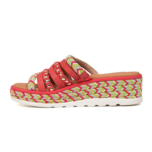 Jbu By Jambu Dahlia Heels U0026 Wedges Coral Multi