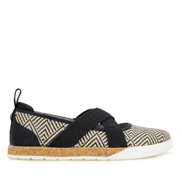 jbu by jambu Elm Flats Black Raffia