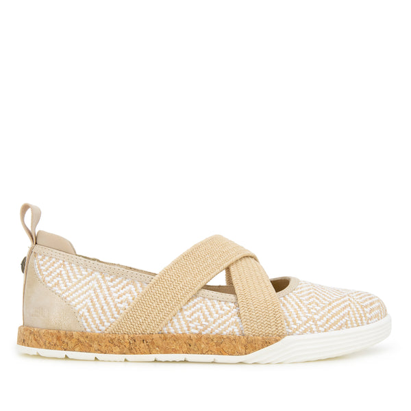 jbu by jambu Elm Flats Cream Raffia
