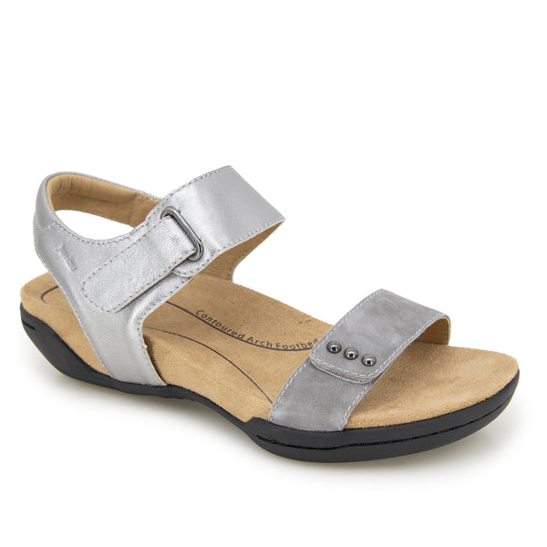 Jbu By Jambu Morgan Sandals Gunmetal/Pewter