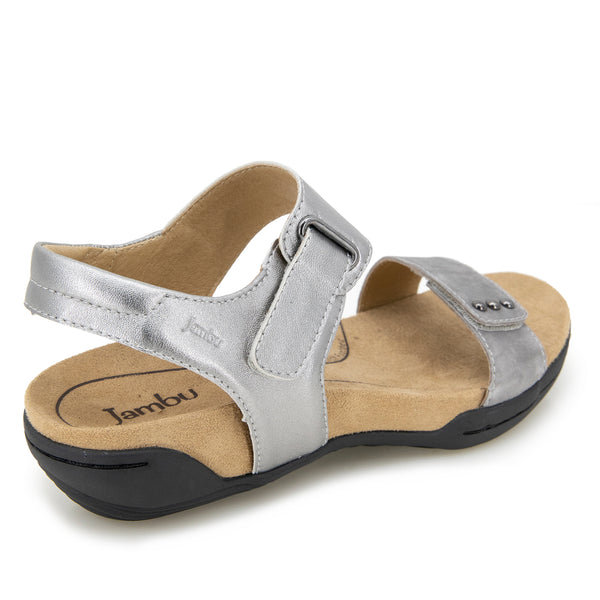 Jbu By Jambu Morgan Sandals Gunmetal/Pewter