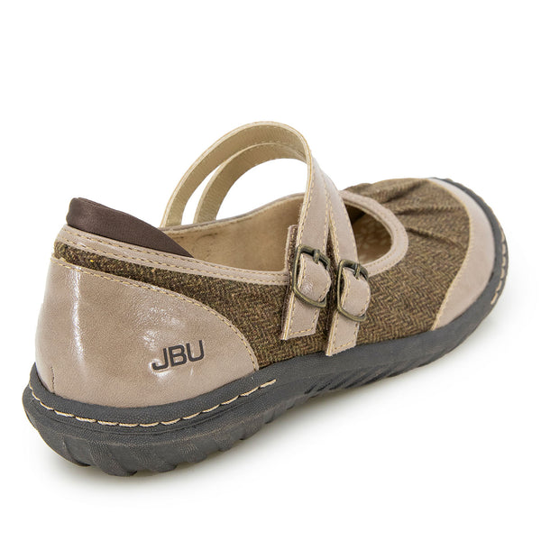 Jbu By Jambu Simone Flats Tan Patent/Multi