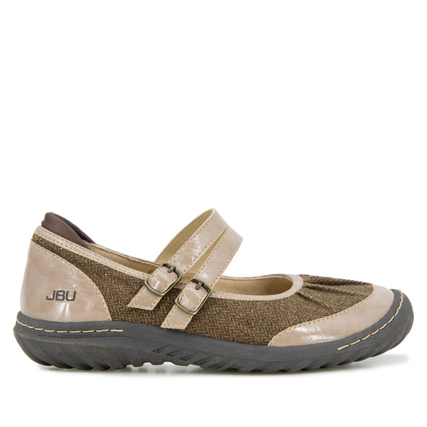 jbu by jambu Simone Flats Tan Patent/Multi