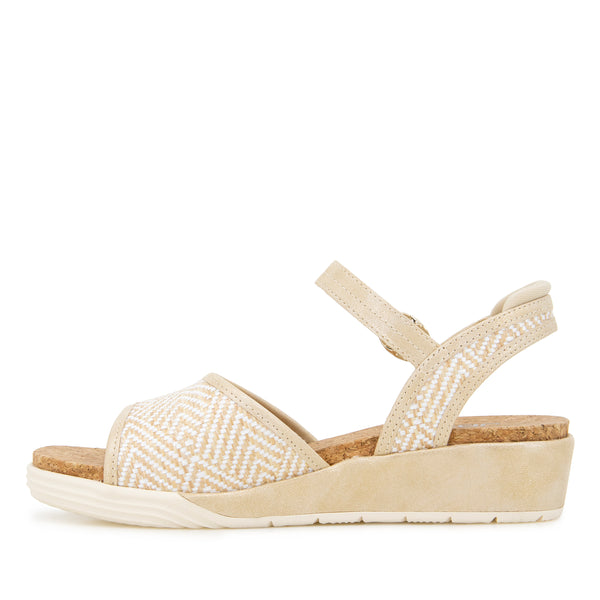 Jbu By Jambu Whitney Sandals Cream Raffia