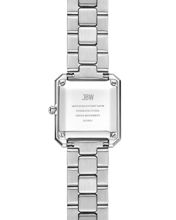 Jbw Arc Double J6390j Stainless Steel Diamond Watch