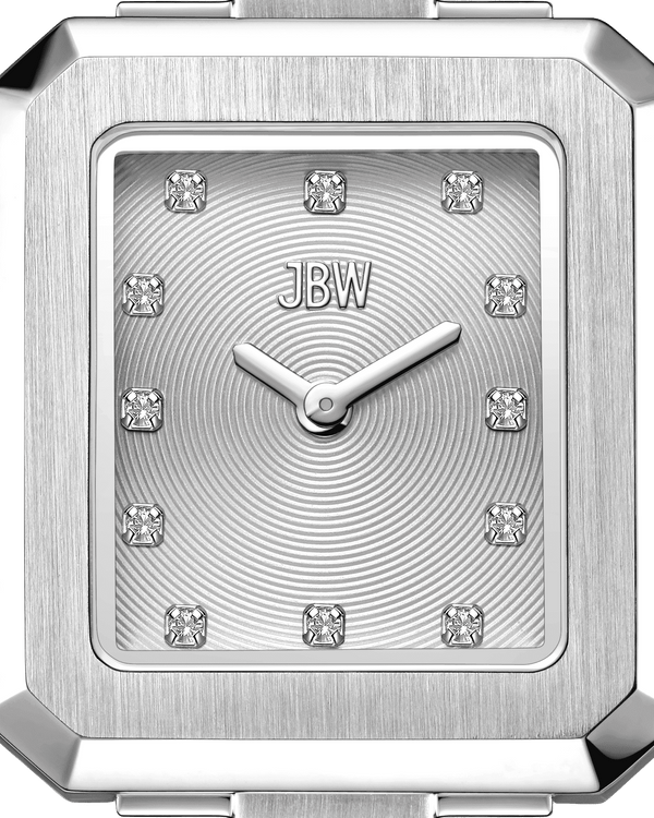 Jbw Arc Double J6390j Stainless Steel Diamond Watch